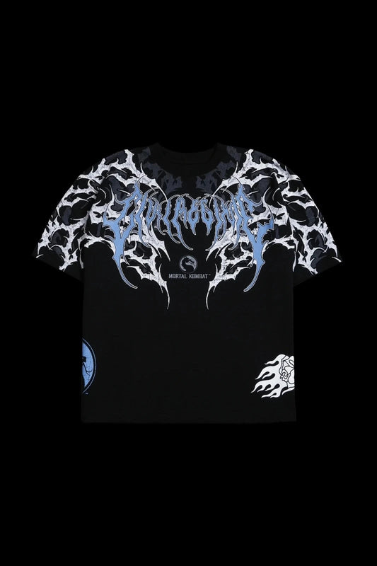 Sub-Zero 199x Side by Side Oversized Tee in Black