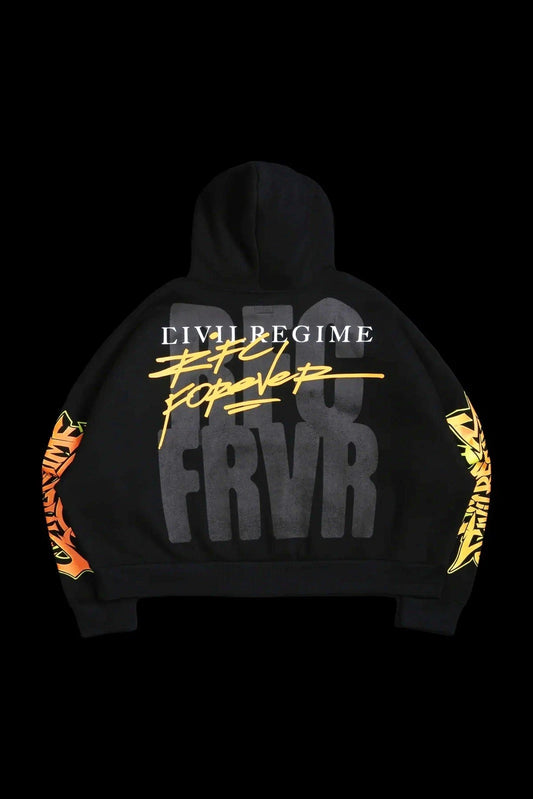 SACRILEGIOUS ODIN HOODIE IN BLACK