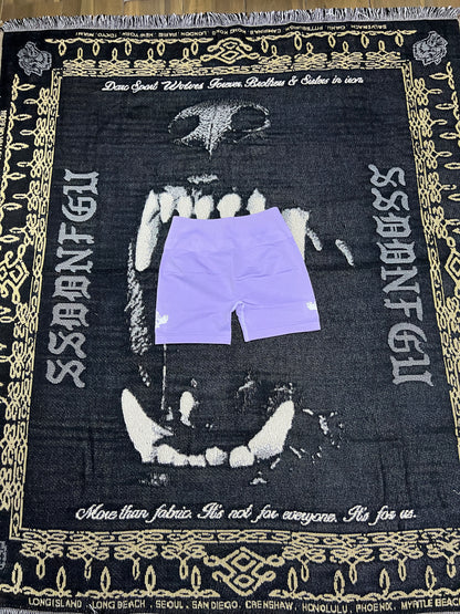 DUAL THE WOLF AND THE ROSE EVERSON SEAMLESS HUXLEY SHORTS IN GHOST ORCHID