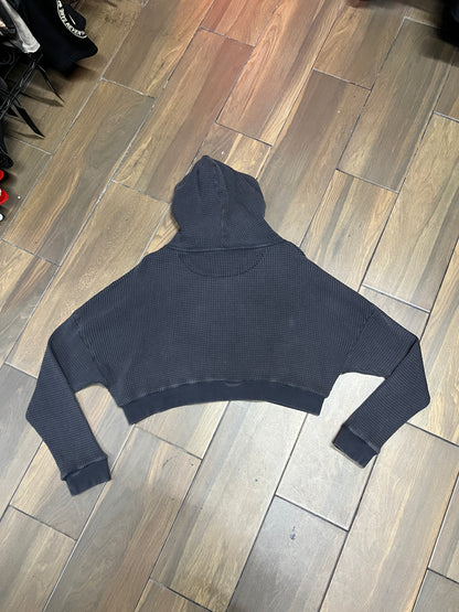 W550 CHIKIN N WAFFLE ZIP UP IN BLACK