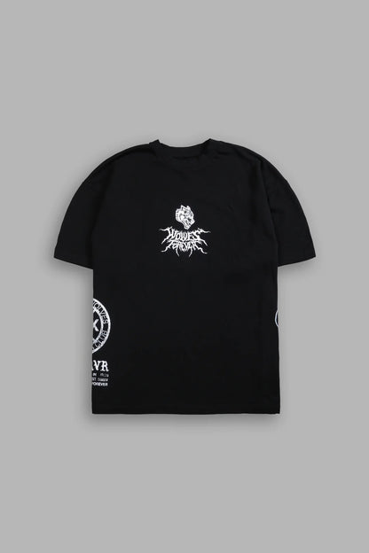 OBITO UCHIHA SIDE BY SIDE SERIES PREMIUM TEE IN BLACK
