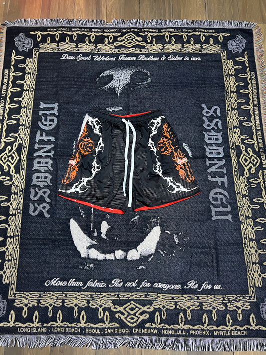 CARDINAL SIN REVERSIBLE MESH SHORTS