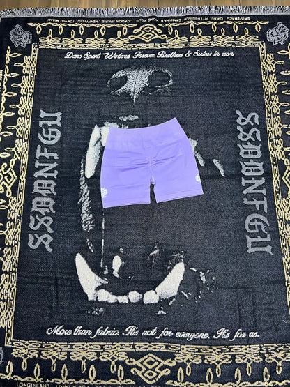 DUAL THE WOLF AND THE ROSE EVERSON SEAMLESS HUXLEY SHORTS IN GHOST ORCHID