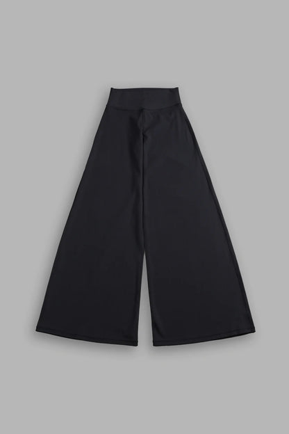WOLF WIDE LEG ENERGY PANTS IN BLACK