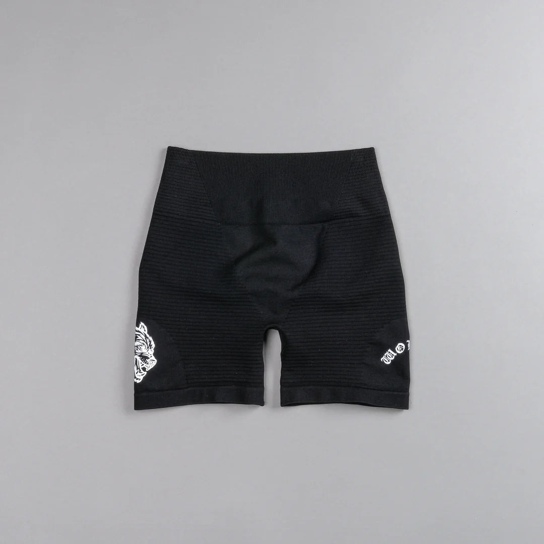 CHOPPER EVERSON SEAMLESS VALENCOURT SHORTS IN BLACK