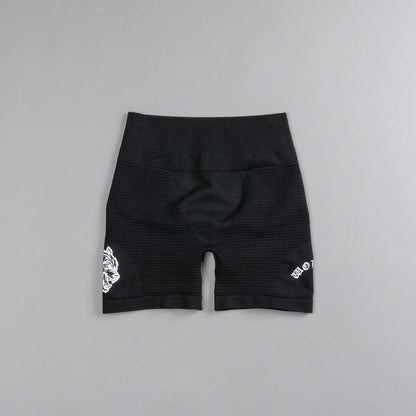 CHOPPER EVERSON SEAMLESS VALENCOURT SHORTS IN BLACK