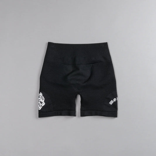 CHOPPER EVERSON SEAMLESS VALENCOURT SHORTS IN BLACK
