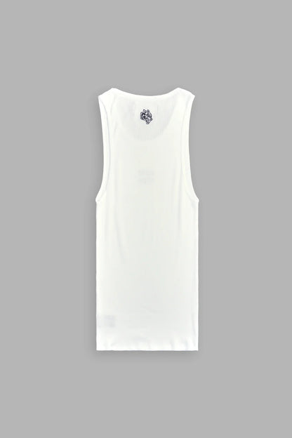 SSDDNFGU "RIBBED" TANK IN WHITE