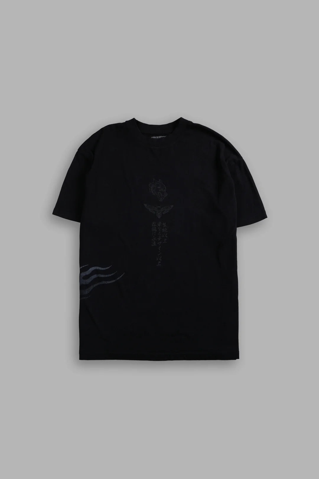 Doma Side By Side Premium Oversized Tee in Black