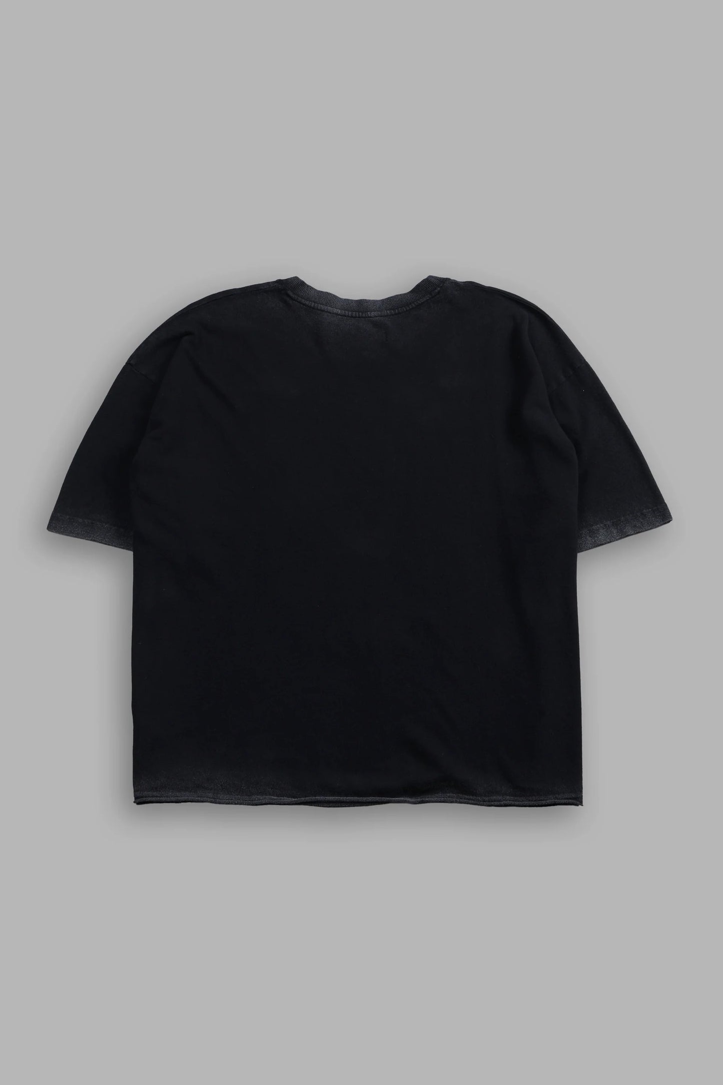 Mickey Chopper Premium Raw Hem Box Cut Tee in Black
