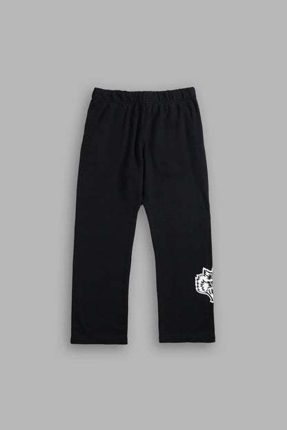 BIG WOLF LOYALTY BIGELOW SWEAT PANTS IN BLACK