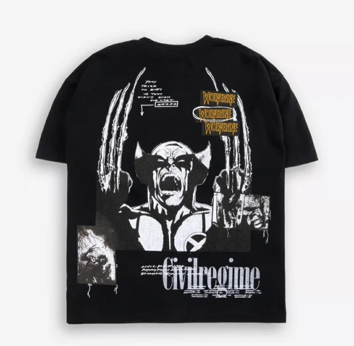 CAMISETA W OVERSIZED EN COLOR NEGRO