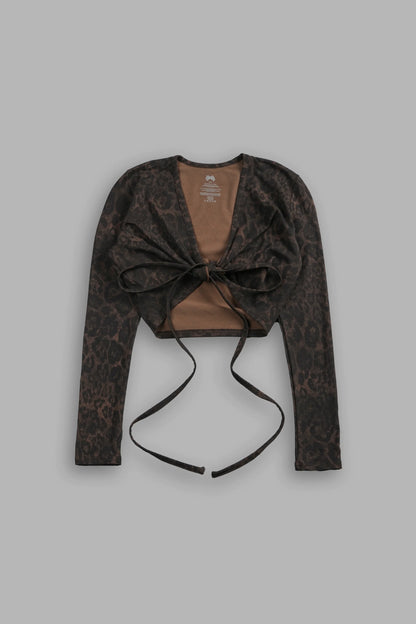 Chopper Alexis Eden Wrap in Darc Brown Leopard