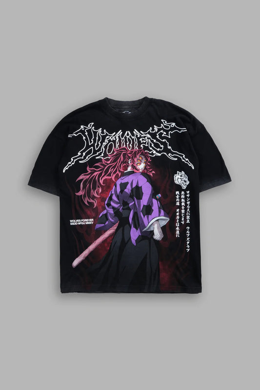 BLOOD MOON PREMIUM OVERSIZED TEE IN BLACK