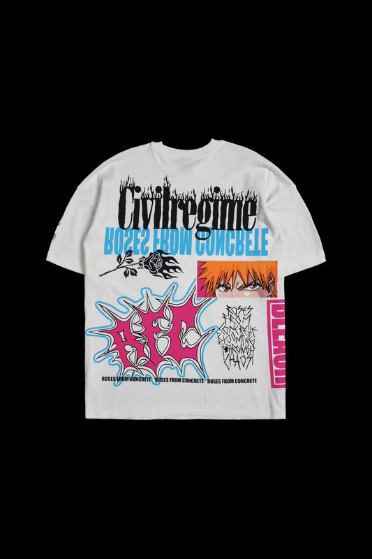 NO LIMITS AMERICAN CLASSIC OVERSIZED TEE IN BUTTER