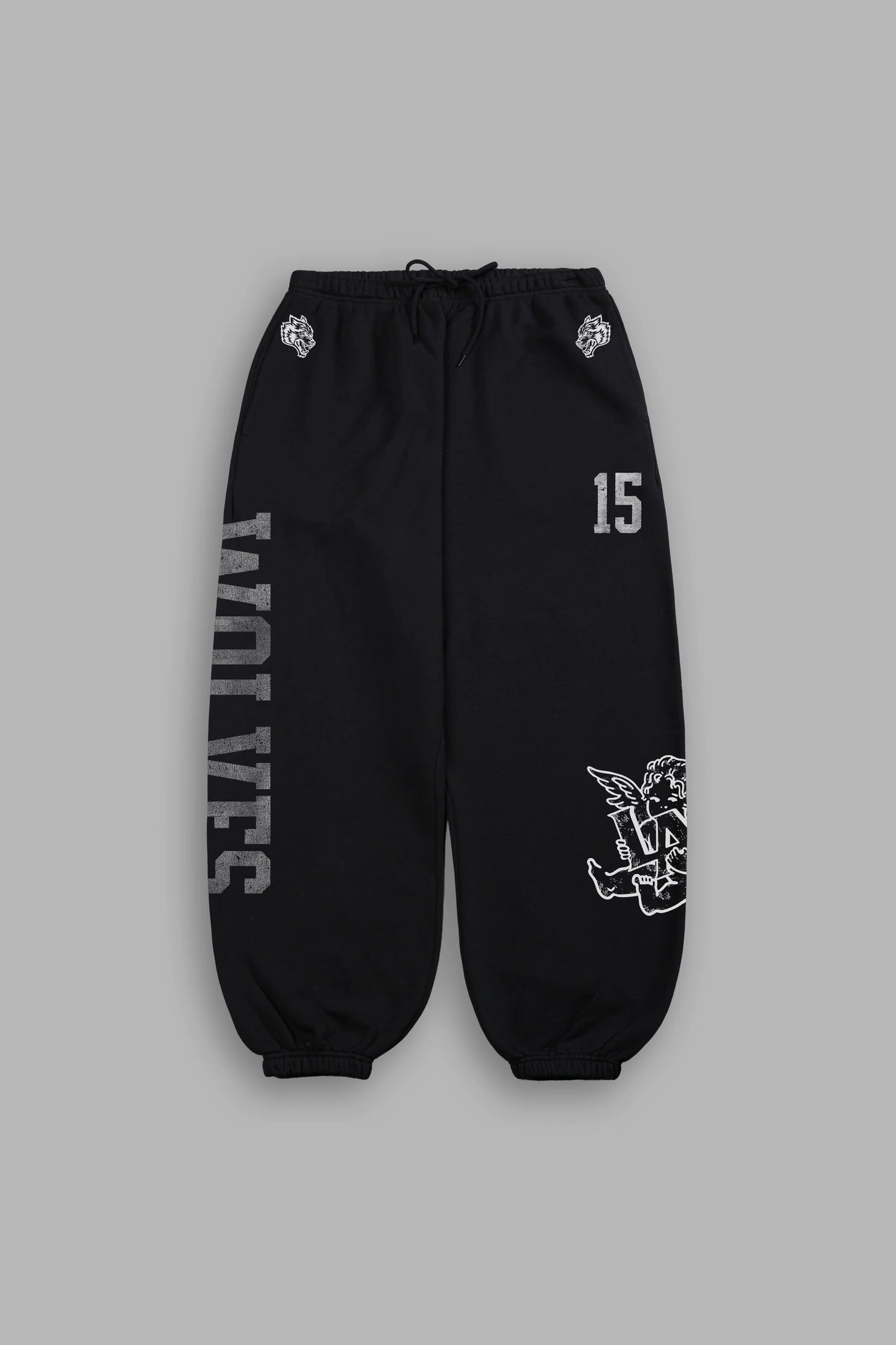Est Mmxv Lightweight Lounger Sweat Pants in Black