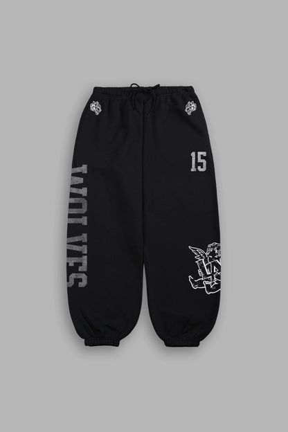 Est Mmxv Lightweight Lounger Sweat Pants in Black