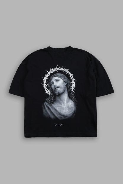 Crowned Premium "Box Cut" Tee Black