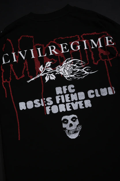 STILL ALIVE AMERICAN CLASSIC OVERSIZED TEE IN BLACK