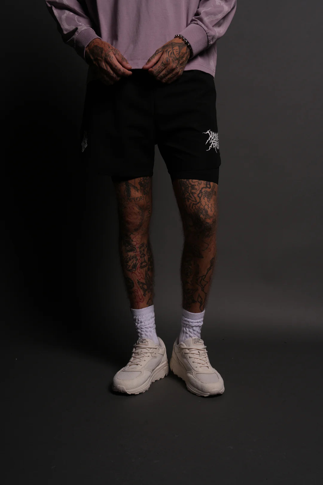 FORGED FROM IRON PHANTOM COMPRESSION SHORTS IN BLACK