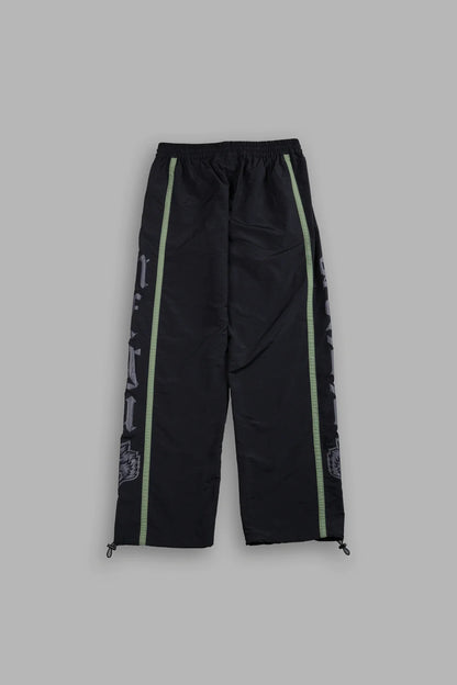 SSDDNFGU REMIND TRACK PANTS IN BLACK/NORSE GREEN