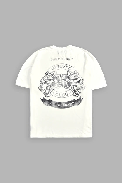 WOLVES CLUB 2015 TILL FOREVER "PREMIUM" OVERSIZED TEE IN CREAM