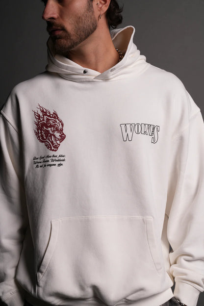 WESTERN V2 “PIERCE” HOODIE IN CREAM