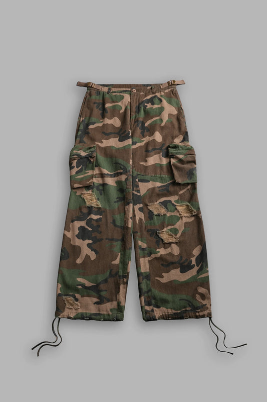 Wolf Chopper Duke Cargo Pants in Woodland Camo