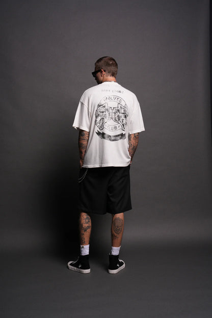 WOLVES CLUB 2015 TILL FOREVER "PREMIUM" OVERSIZED TEE IN CREAM