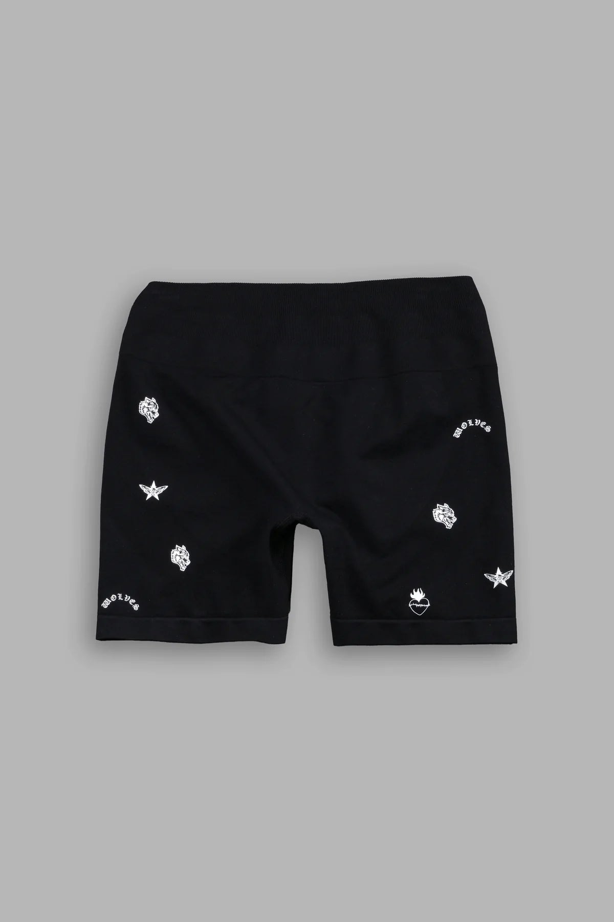 Verona Noir "Stella" Soft Seamless Shorts in Black