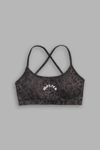 Chopper Layla Soft Seamless Bra in Darc Brown Leopard