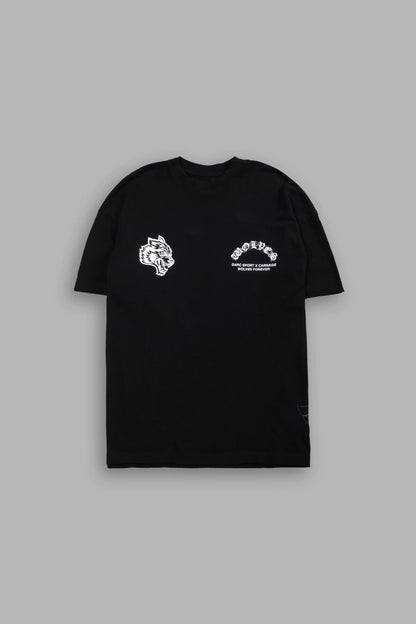 CAMISETA C CHOPPER OVERSIZED EN COLOR NEGRO