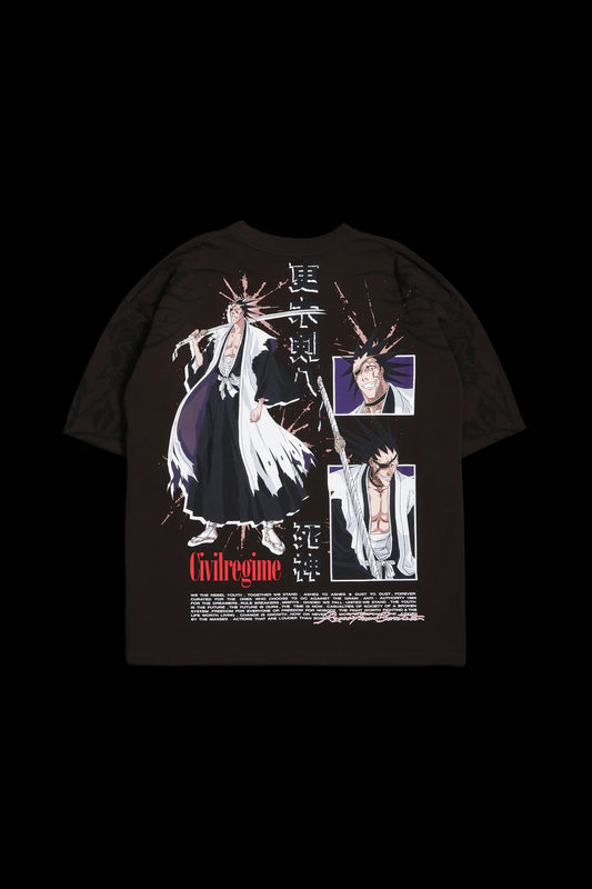 ZARAKI 199X OVERSIZED TEE IN BROWN