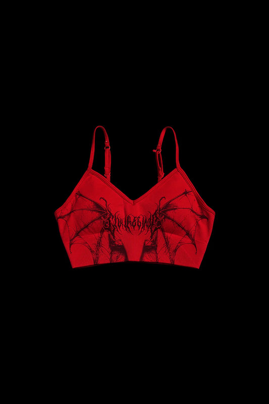 ILE THORNE KELLY SEAMLESS BRA IN RED
