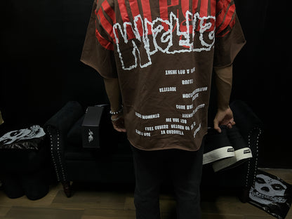 MISFITS X CIVIL REGIME DUNGEON TEE IN BROWN