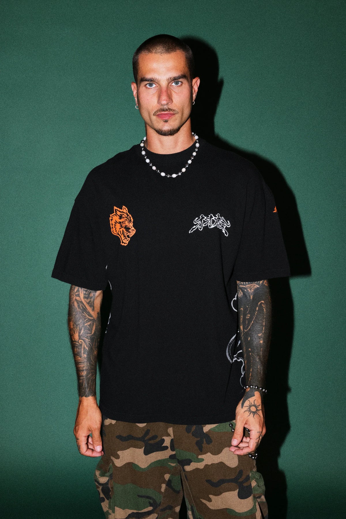 Bushido Ch.2 "Side-By-Side" Reaper Tee in Black