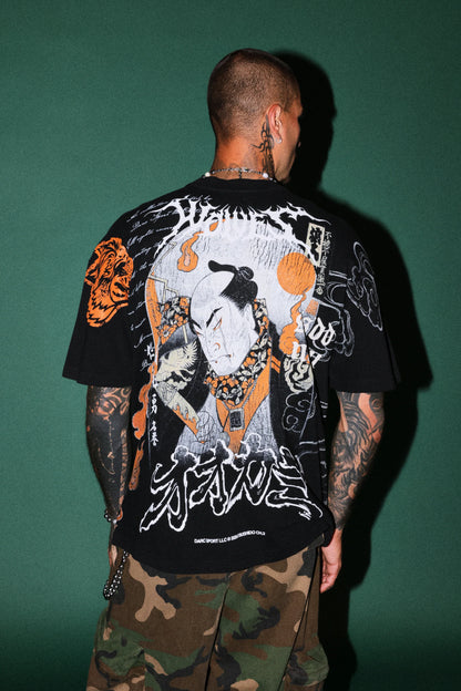 Bushido Ch.2 "Side-By-Side" Samurai Tee in Black