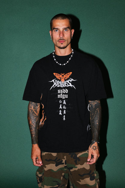 Bushido Ch.2 "Side-By-Side" Geisha Tee in Black
