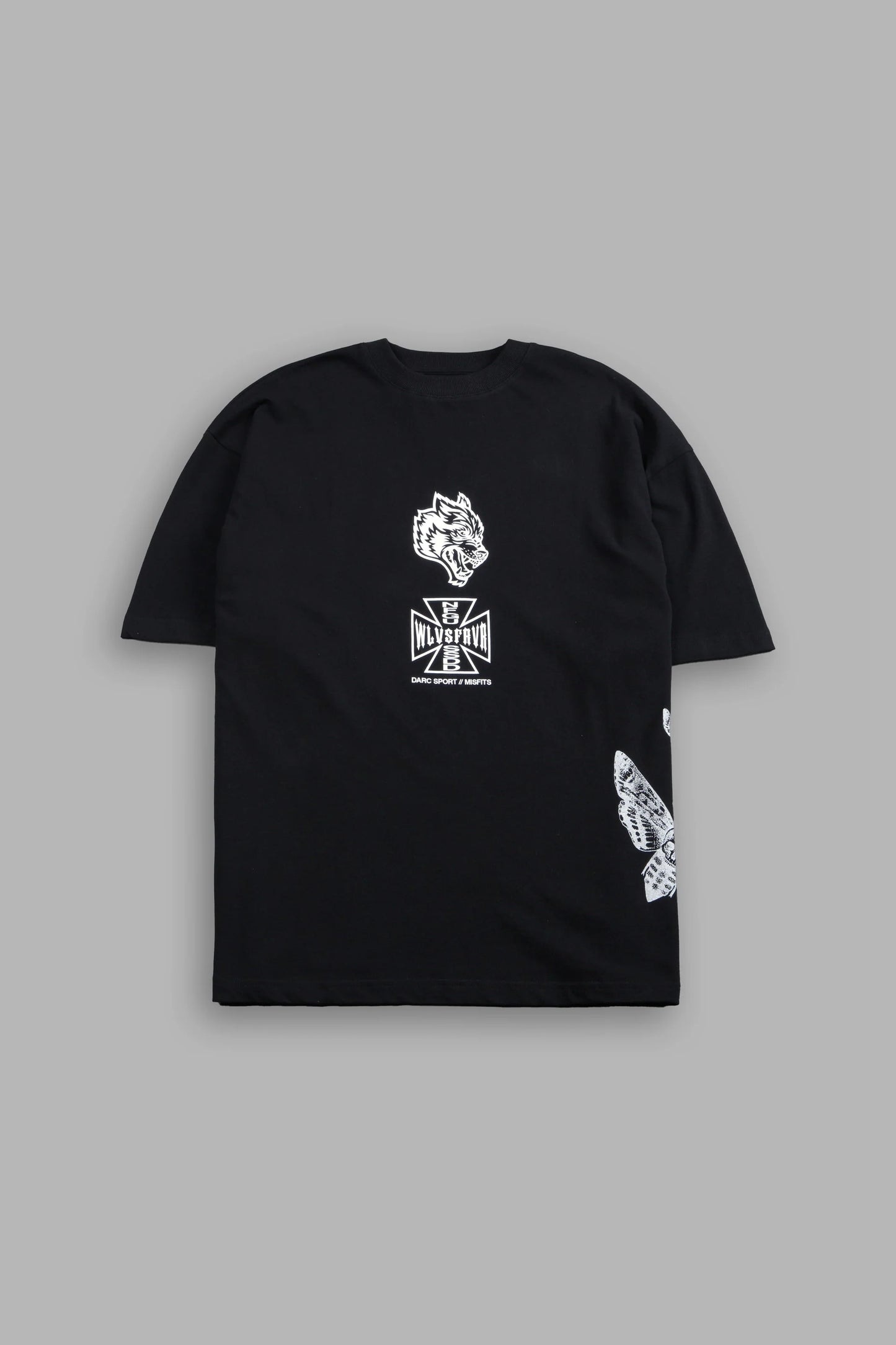 Bodybuilding Fiend Premium Oversized Tee in Black