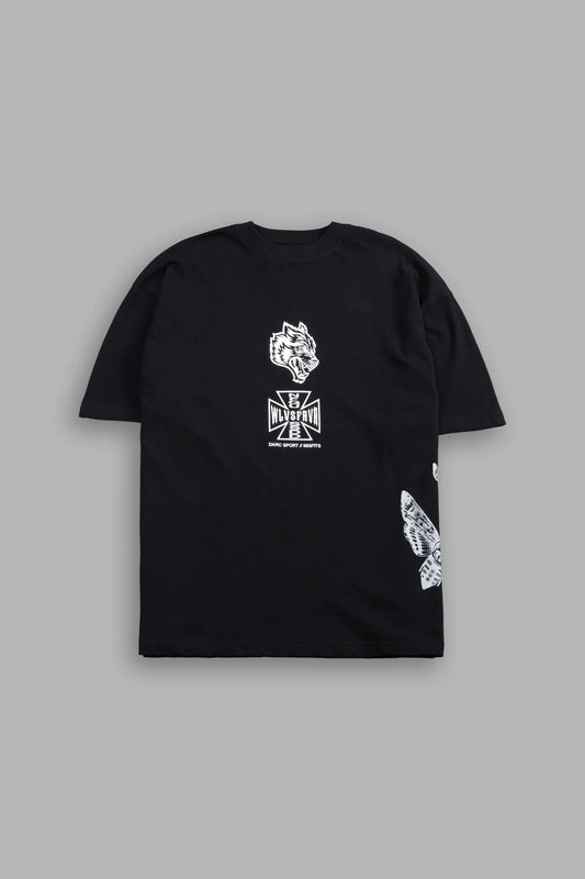 Bodybuilding Fiend Premium Oversized Tee in Black