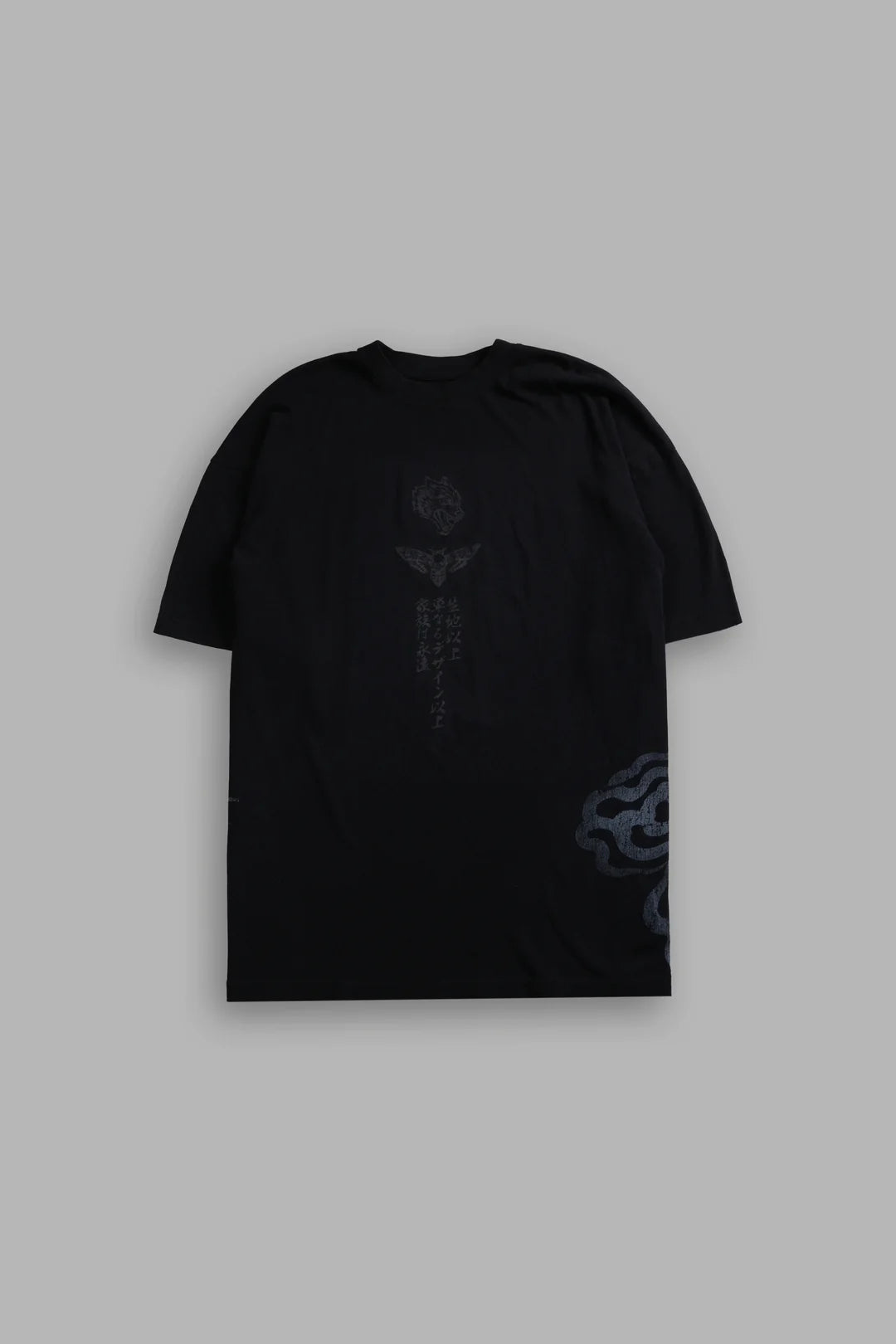 KOKUSHIBO SIDE BY SIDE SERIES PREMIUM OVERSIZED TEE IN BLACK