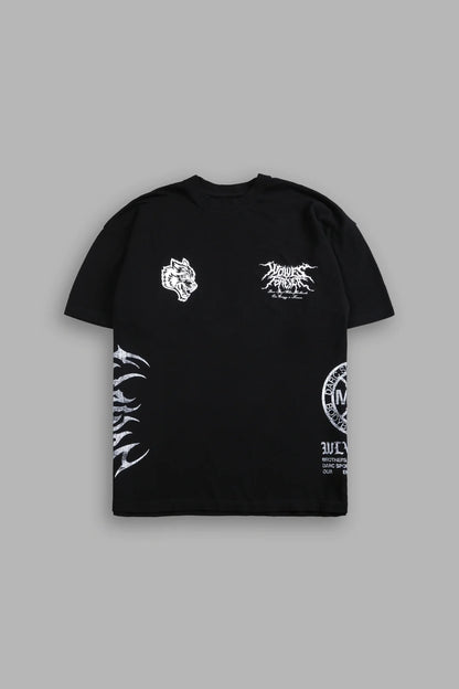 MADARA UCHIHA SIDE BY SIDE SERIES PREMIUM TEE IN BLACK