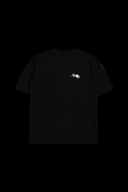 CONCRETE X MEXICO AMERICAN CLASSIC OVERSIZED TEE IN BLACK