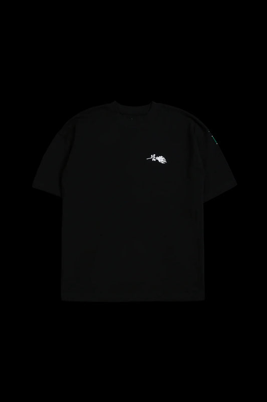 CONCRETE X MEXICO AMERICAN CLASSIC OVERSIZED TEE IN BLACK