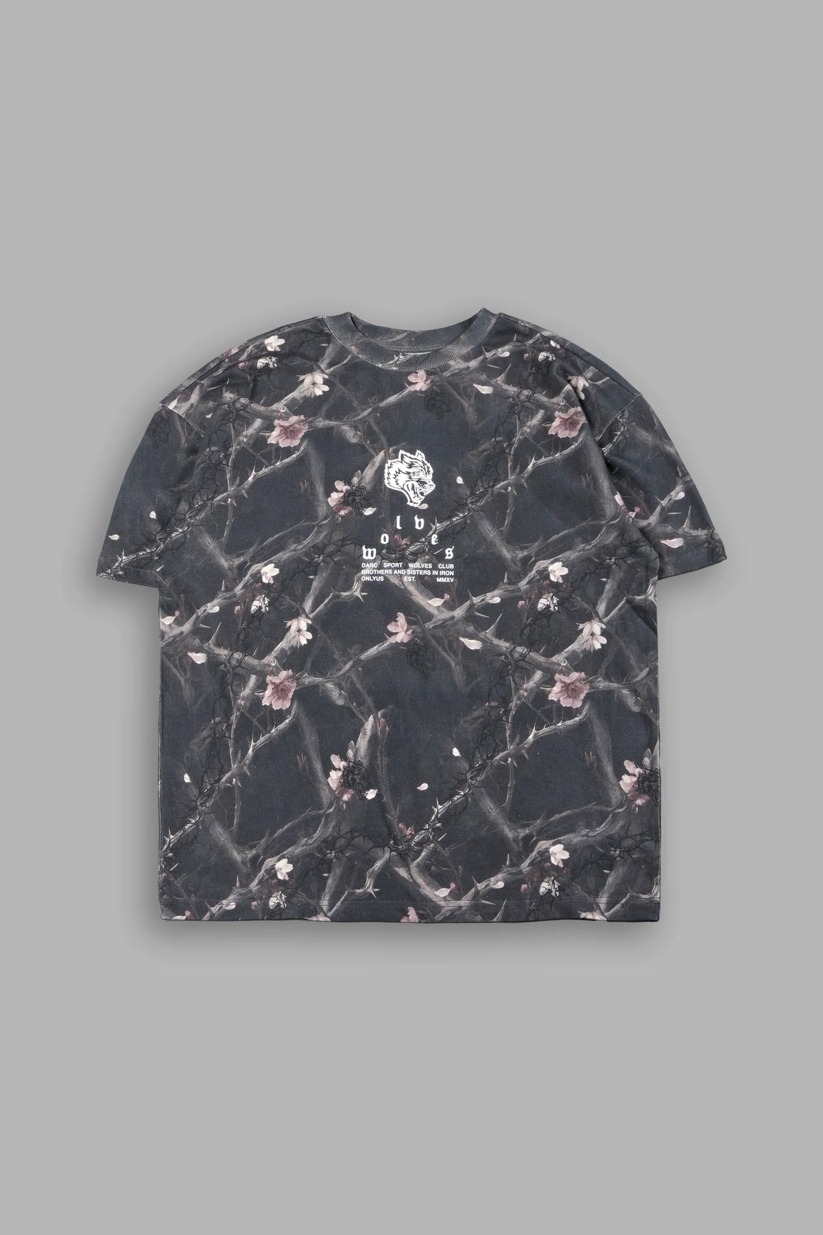 Big Wolf Head Premium Oversized Tee In All Of Us Camo