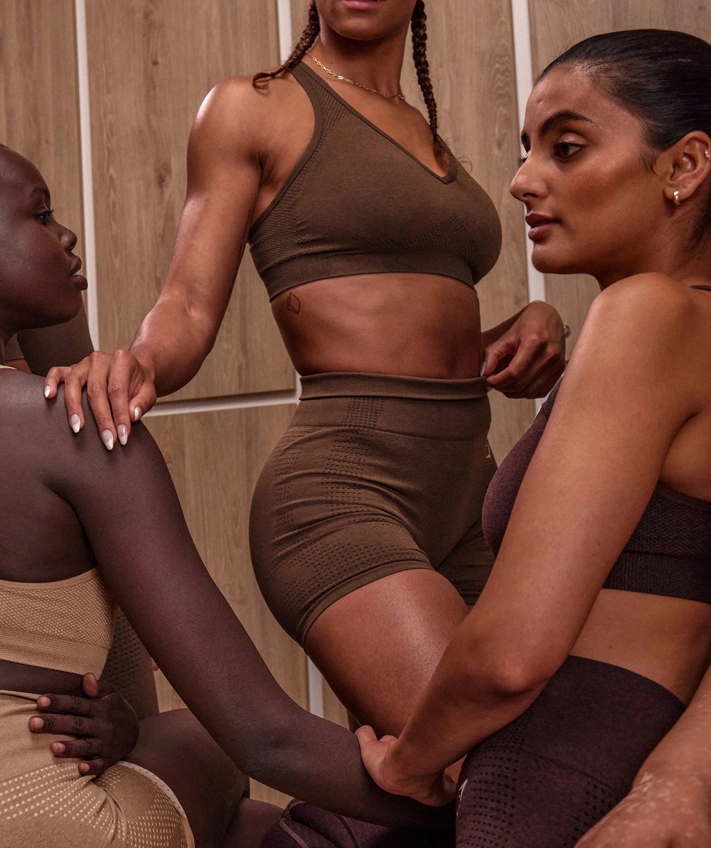 VITAL SEAMLESS SHORTS 2.0 IN ESPRESSO MARL