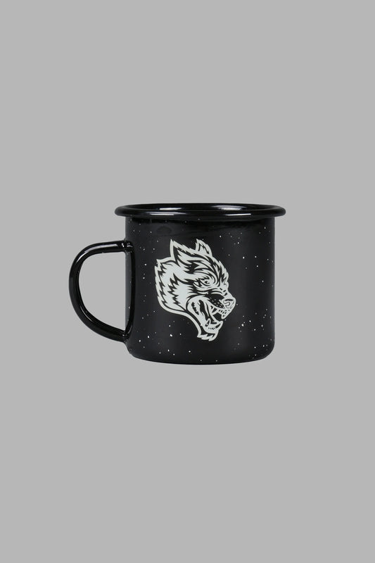 Darc Sport Wolf Head Camp Mug in Black