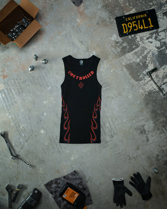 Flame Beater in Black/Red