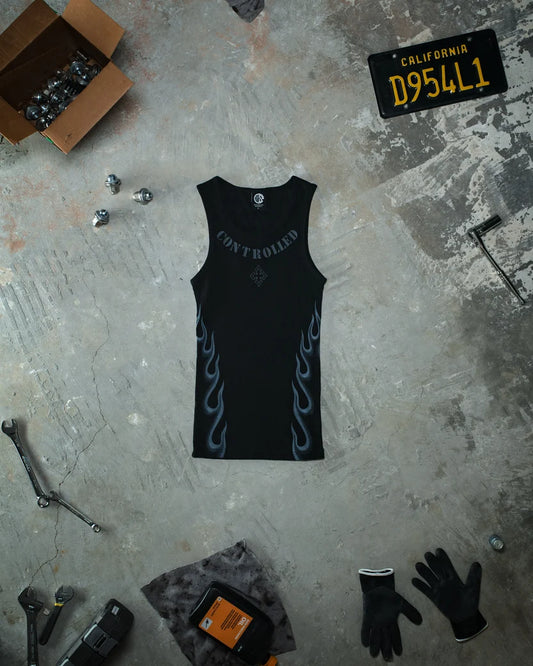 Flame Beater in Black/Black