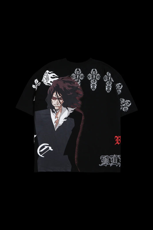 ZANGETSU 199X "SIDE BY SIDE" OVERSIZED TEE IN BLACK